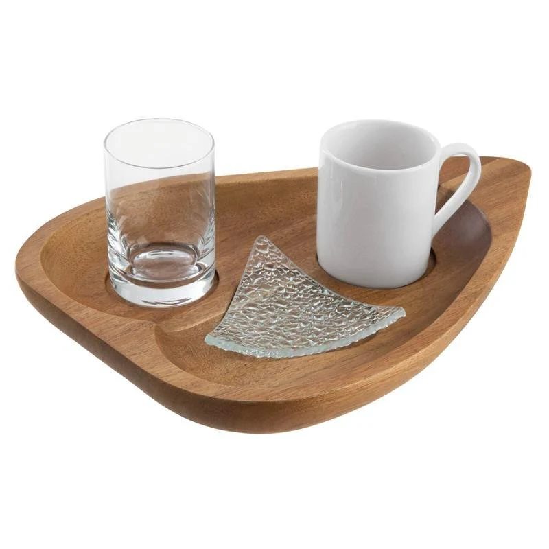 25x18.7 cm - Happy Hour Set Caffe Con Bicchiere e Tazzina