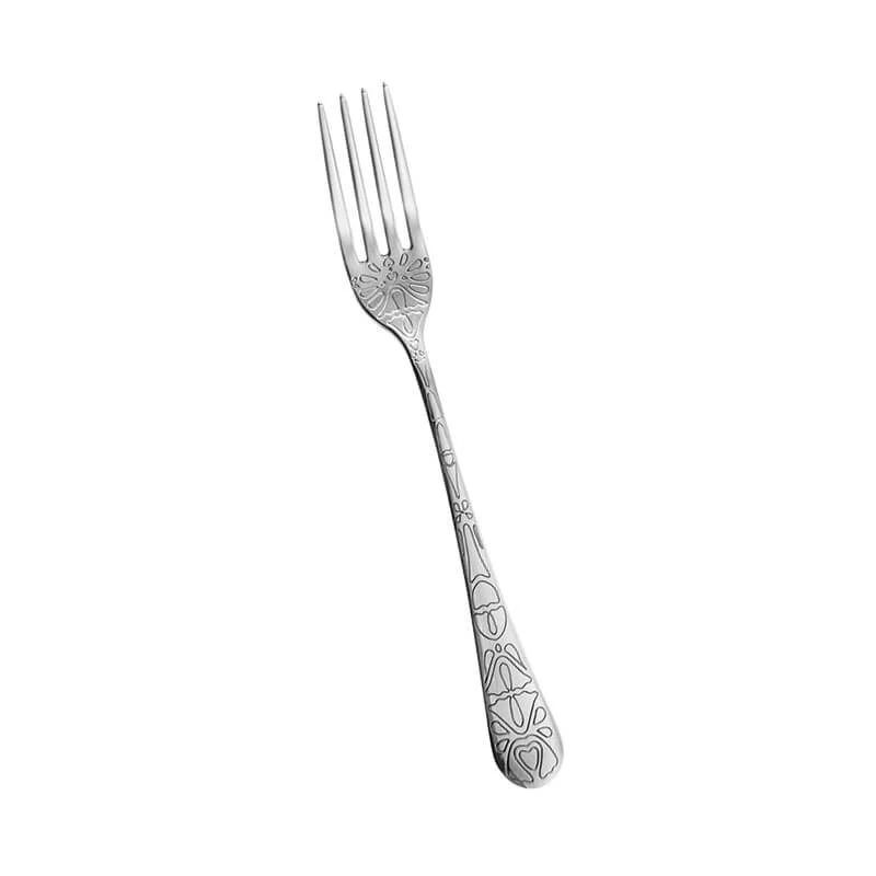 Tattoo Forchetta Tavola In Acciaio Inox - Set 12 Pz