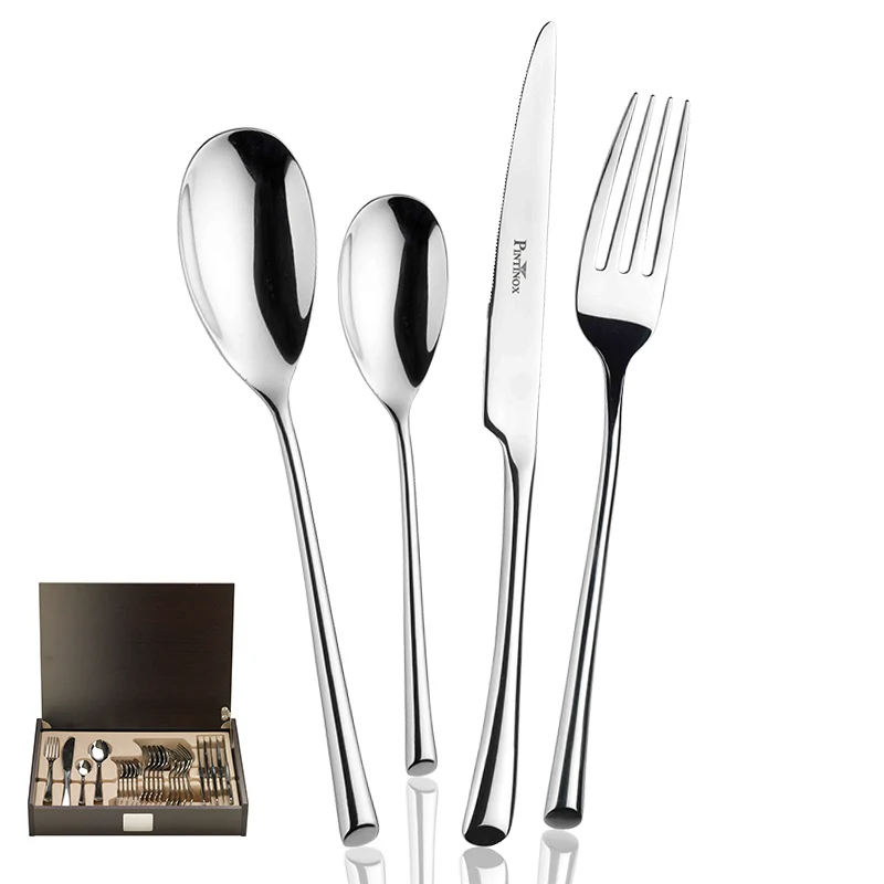 Trumpet Servizio Posate In Acciaio Inox Forgiato - Set 24 Pz