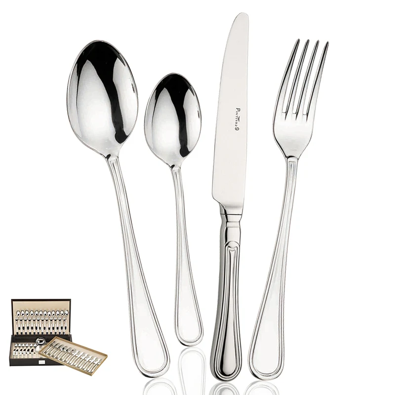 Byron Servizio Posate In Acciaio Inox - Set 75 Pz