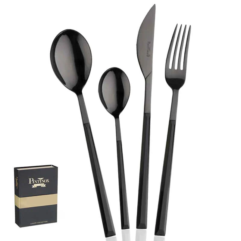 Sushi Anniversary Servizio Posate In Acciaio Inox - ABS - Set 24 Pz