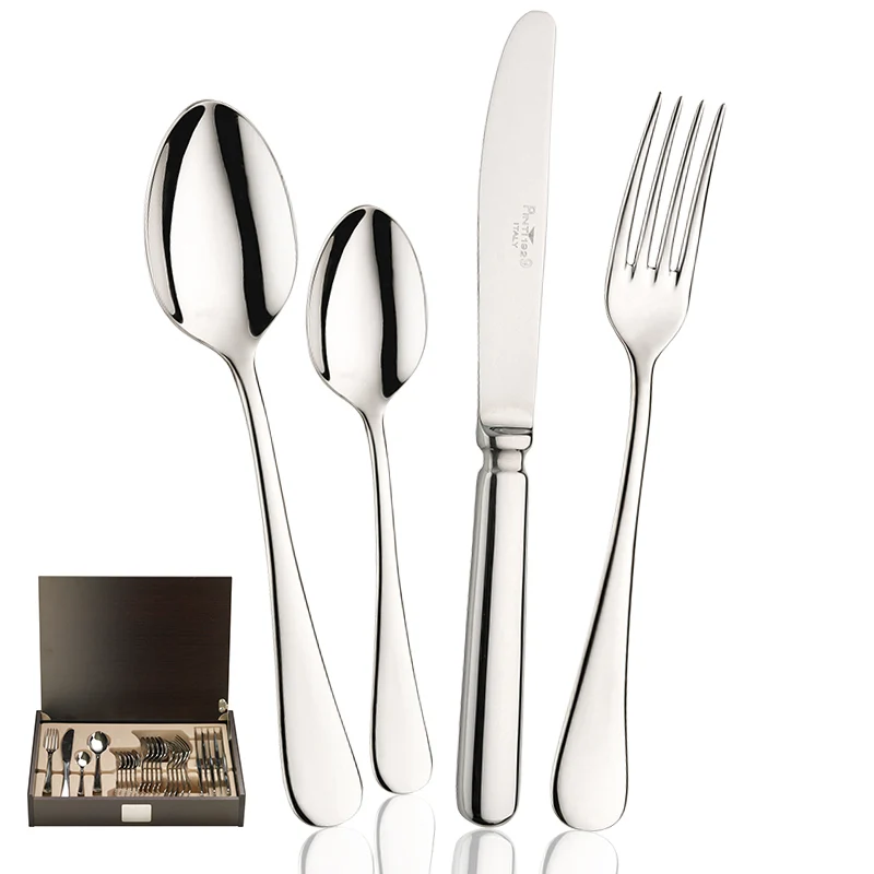 Pitagora Servizio Posate In Acciaio Inox - Set 24 Pz