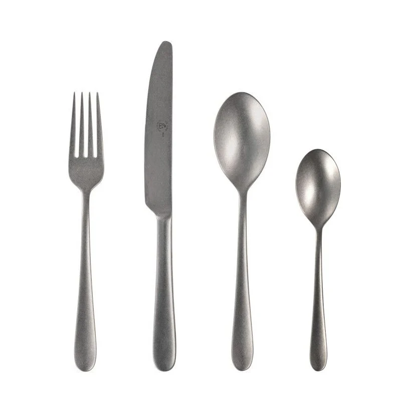 Eraclea Servizio Posate In Acciaio Inox - Set 24 Pz