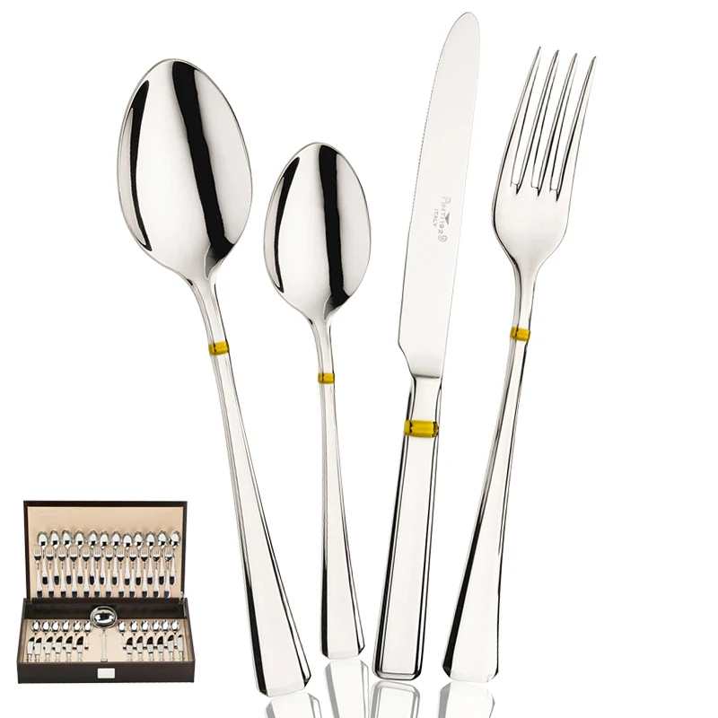 Leonardo Servizio Posate In Acciaio Inox - Set 49 Pz
