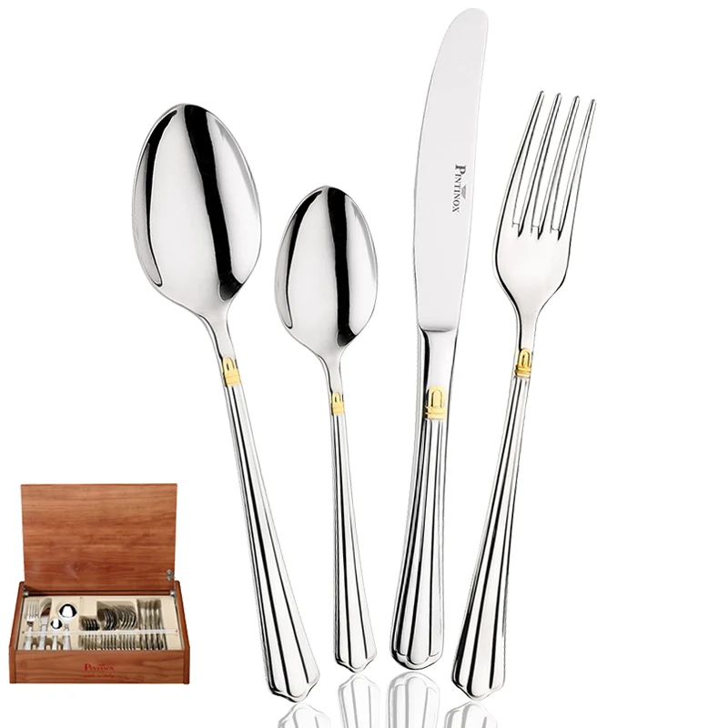 Bernini Servizio Posate In Acciaio Inox - Set 24 Pz