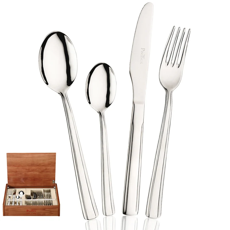 Aida Servizio Posate In Acciaio Inox - Set 24 Pz