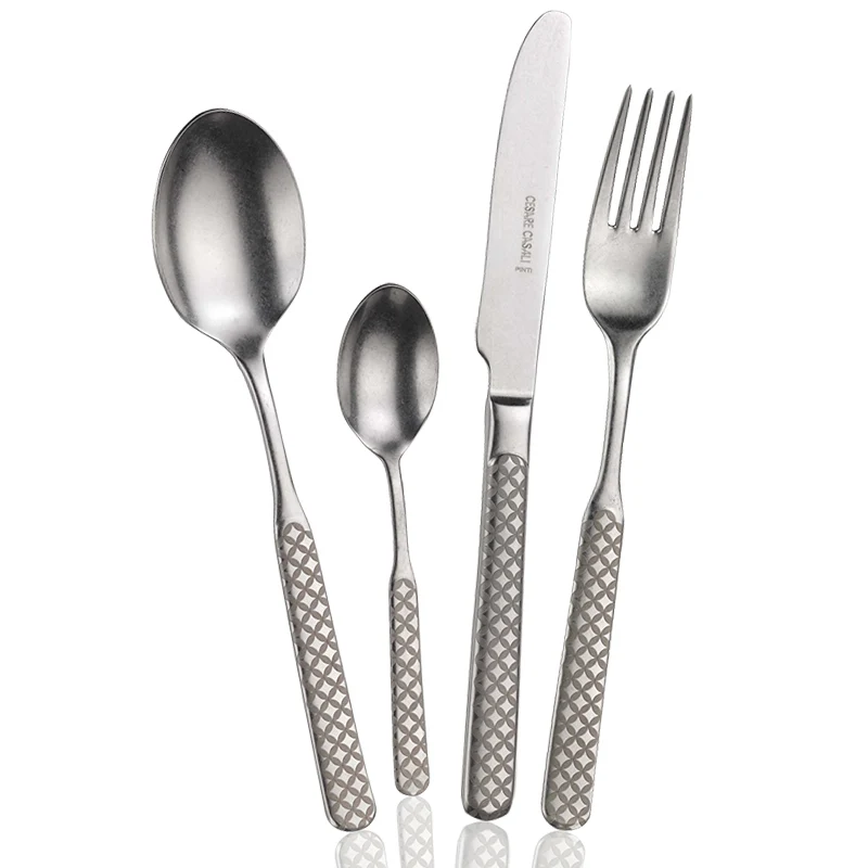 Casali Servizio Posate In Acciaio Inox - Set 24 Pz