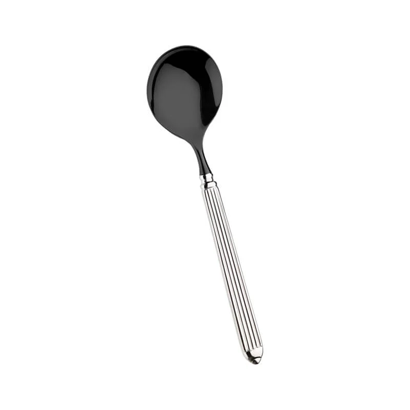 Ellade Cucchiaio Brodo In Acciaio Inox Forgiato - Set 12 Pz