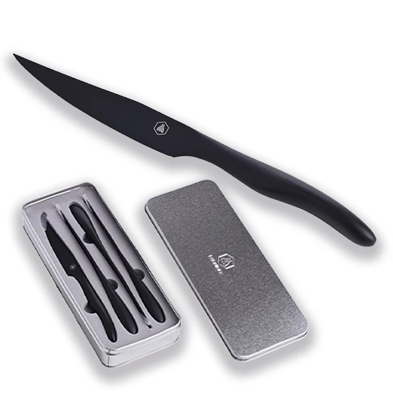 25 Cm - Coltello Bistecca In Acciaio Inox - Set 4 Pz