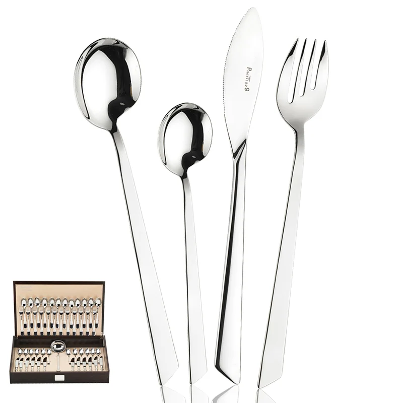 Euclide Servizio Posate In Acciaio Inox - Set 49 Pz