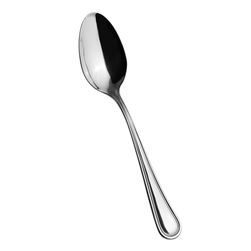 Queen Cucchiaio Tavola In Acciaio Inox - Set 12 Pz