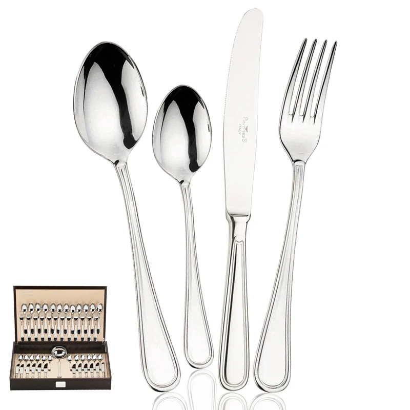 Byron Servizio Posate In Acciaio Inox - Set 49 Pz