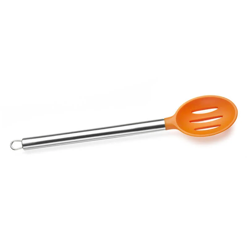 Efficient Cucchiaione Forato In Acciaio Inox - Silicone