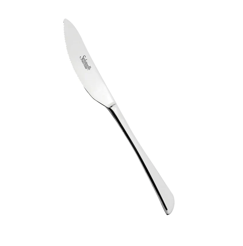 Perpizza Coltello Tavola In Acciaio Inox - Set 12 Pz