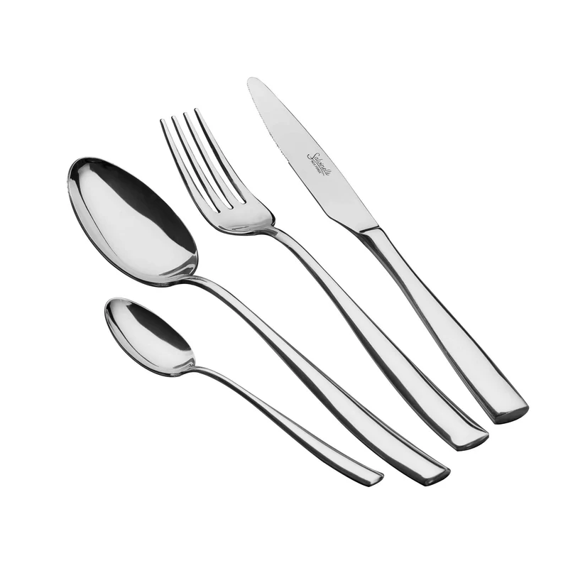 Flow Servizio Posate In Acciaio Inox - Set 24 Pz