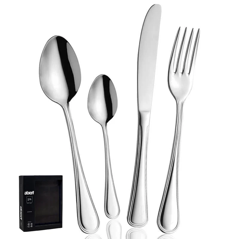Victory Servizio Posate In Acciaio Inox - Set 24 Pz