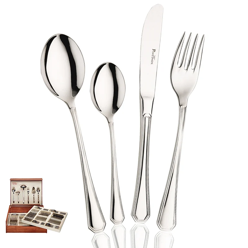 America Servizio Posate In Acciaio Inox - Set 126 Pz