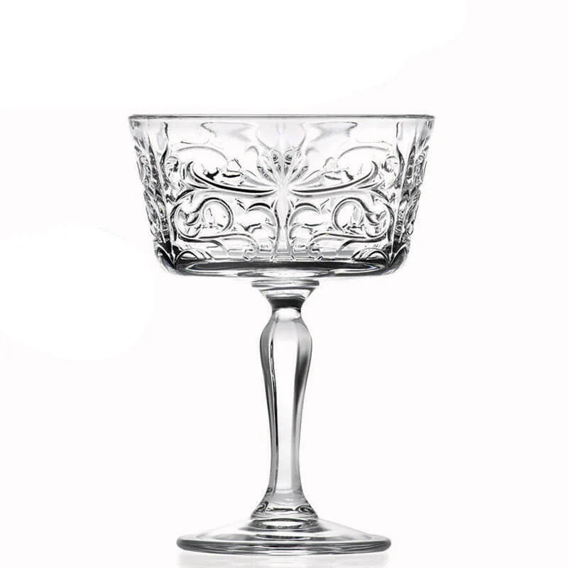 26.8 cl - Tattoo Coppa Champagne in Vetro - Set 6 Pezzi