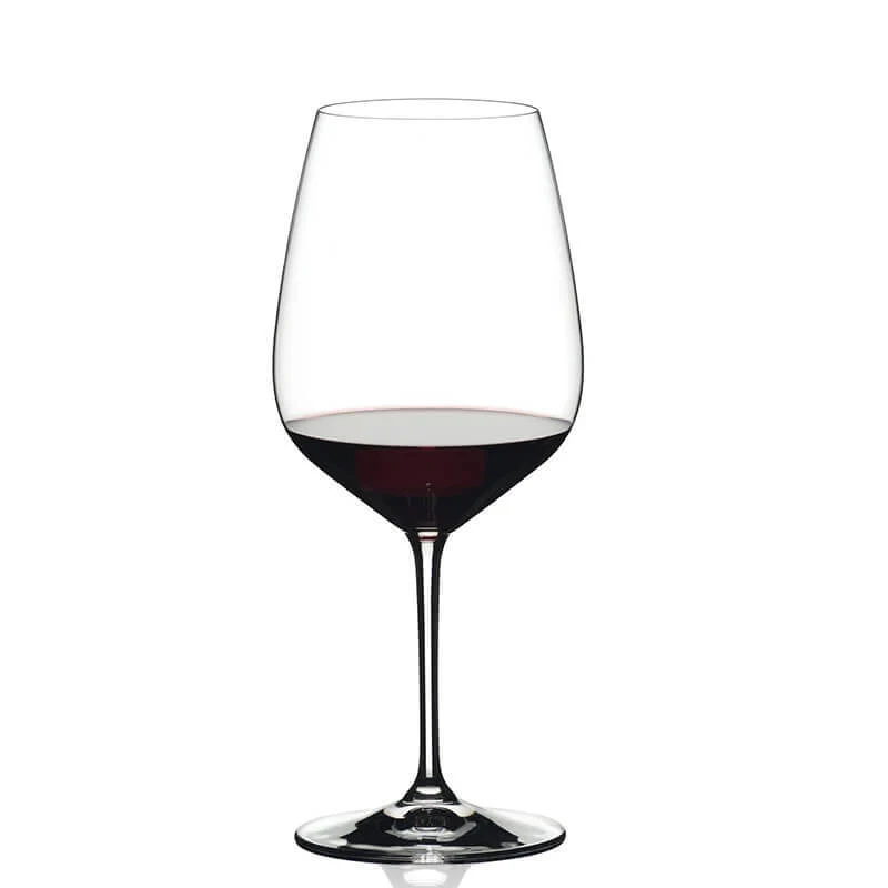 80 cl - Heart To Heart Calice Vino Rosso Cabernet in Vetro - Set 2 Pezzi