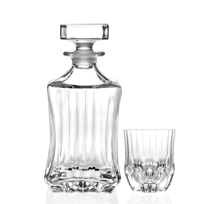 Adagio Set Whisky in Vetro Cristallino - Set 7 Pezzi