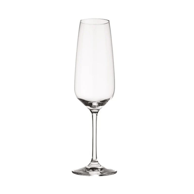 28 cl - Voice Calice Flute in Vetro - Set 4 Pezzi