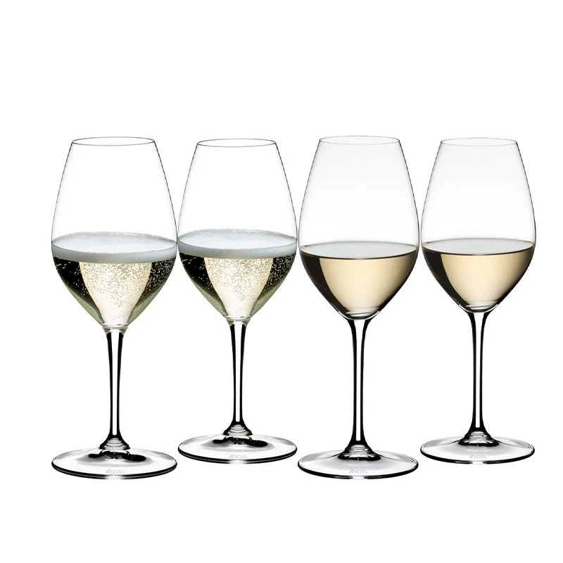 44 cl - Wine Friendly Calice Multiuso in Vetro - Set 4 Pezzi