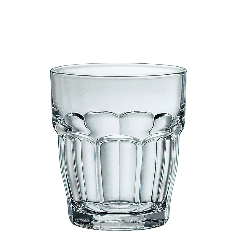 39 cl - Rock Bar Bicchiere Acqua in Vetro Temperato - Set 6 Pezzi