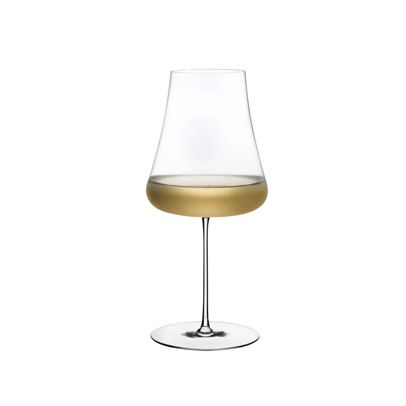 70 cl - Stem Zero Volcano Calice Vino Bianco in Vetro - Set 2 Pezzi