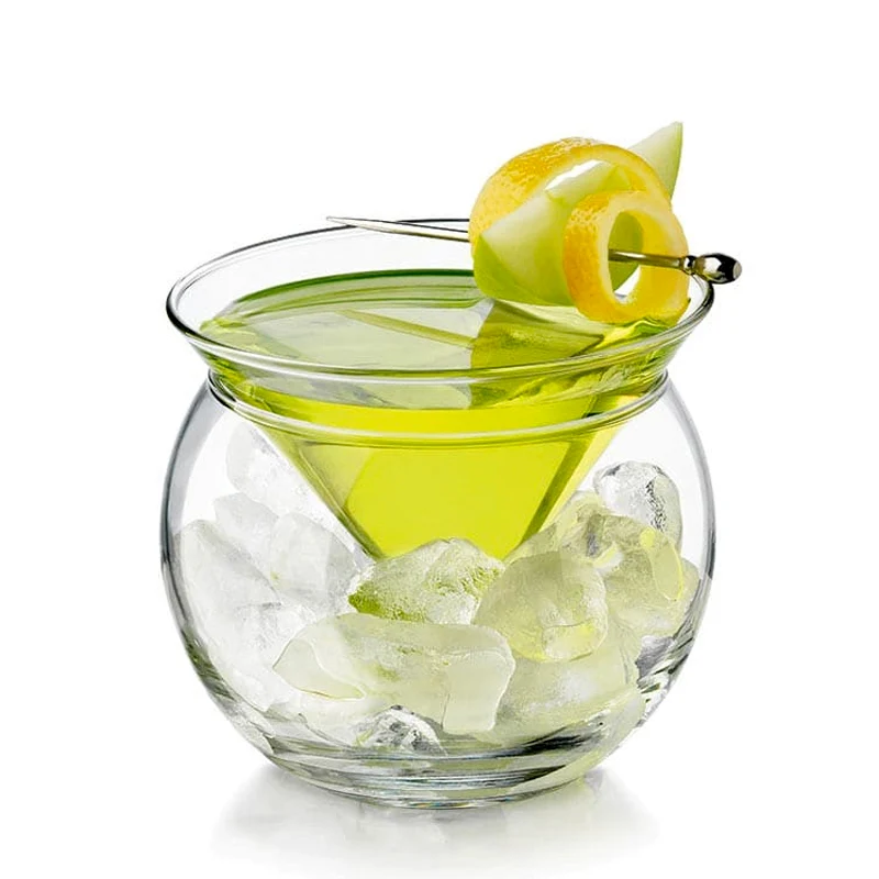 17 cl - Chiller Bicchiere Cocktail in Vetro - Set 6 Pezzi
