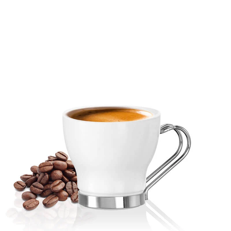 10.9 cl - Aromateca Tazzina Caffé in Vetro - Set 4 Pezzi