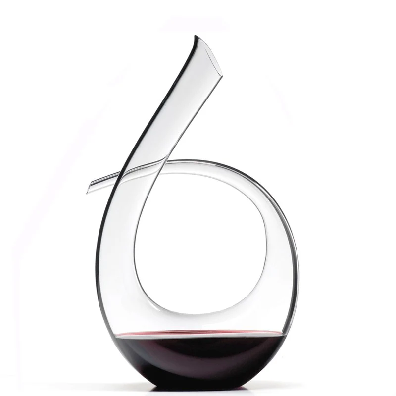195.5 cl - Black Tie Decanter in Vetro