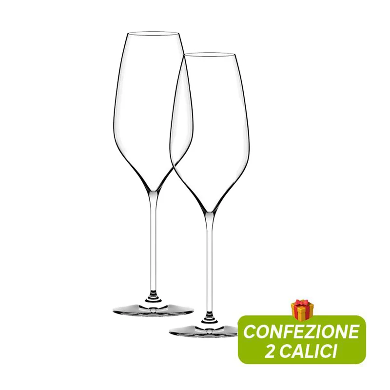 29 cl - Richard Juhlin Optimum Calice Flute in Vetro - Set 2 Pezzi