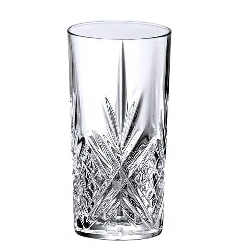 38 cl - Broadway Bicchiere Bibita in Vetro - Set 6 Pezzi