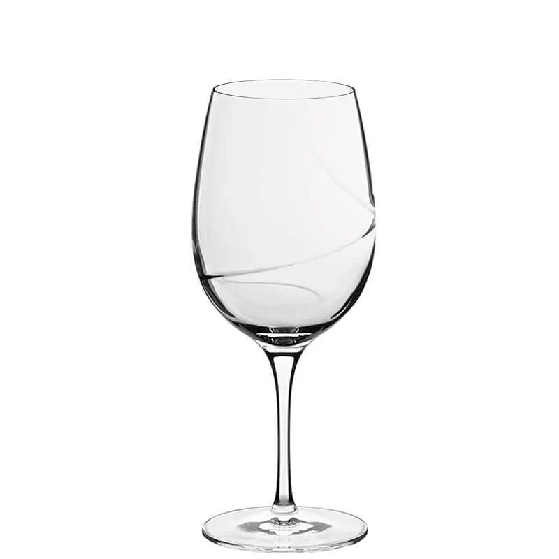 36.5 cl - Aero Calice Vino Rosso in Vetro - Set 6 Pezzi