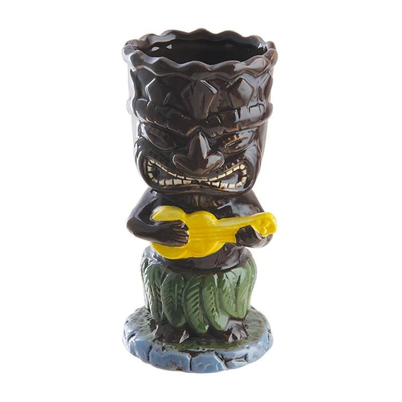 34 cl - Tiki Bicchiere In Ceramica