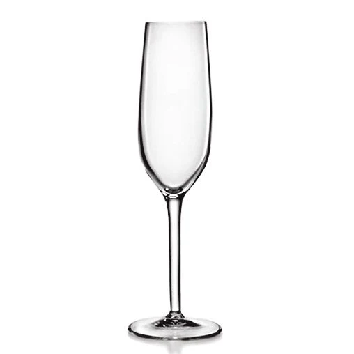21 cl - Rubino Calice Flute in Vetro - Set 6 Pezzi