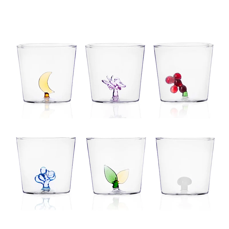 30 cl - Greenwood Bicchiere Acqua in Vetro Borosilicato - Set 6 Pezzi
