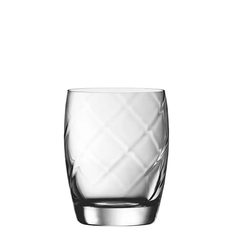 35 cl - Canaletto Bicchiere Whisky in Vetro - Set 4 Pezzi