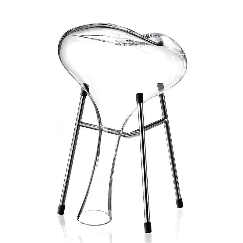 Eddy Espositore-Supporto Decanter Per Eddy e Pebble in Acciaio