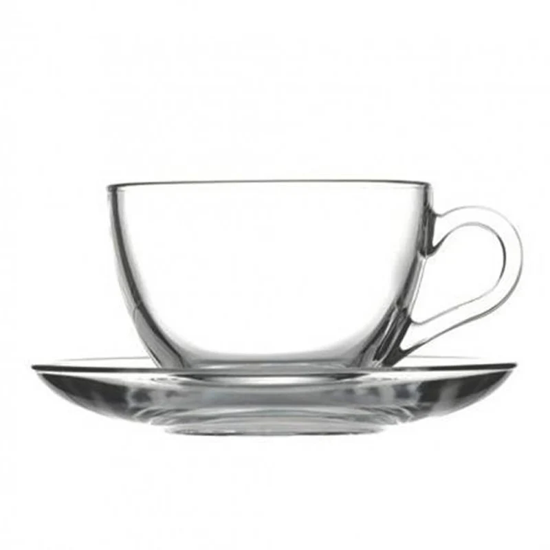 9 cl - Basic Tazzina Caffé in Vetro - Set 6 Pezzi
