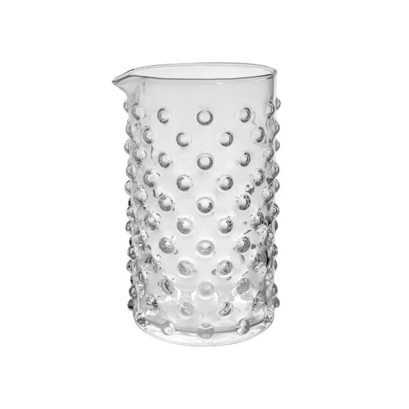 75 cl - Bubbles Mixing Glass in Vetro Soffiato - Set 4 Pezzi