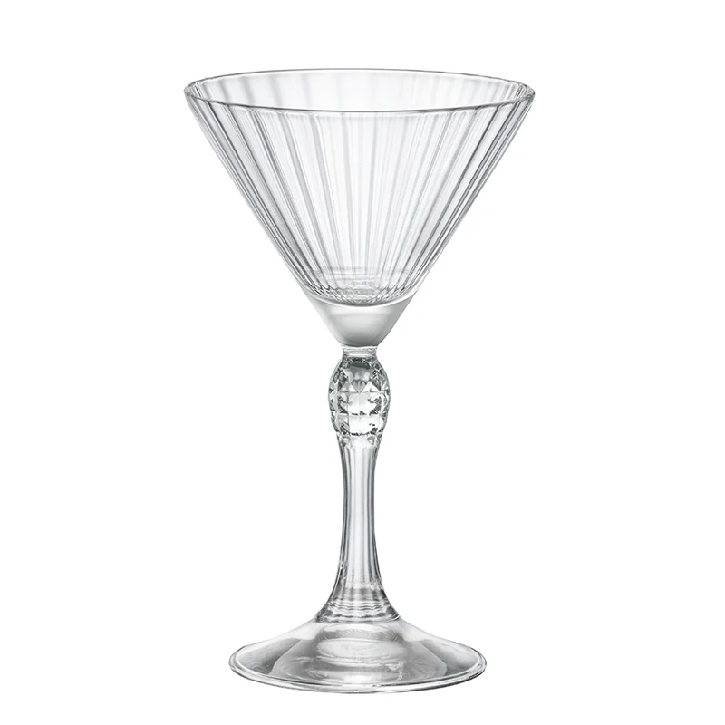 16.5 cl - America 20s Bicchiere Martini in Vetro - Set 6 Pezzi