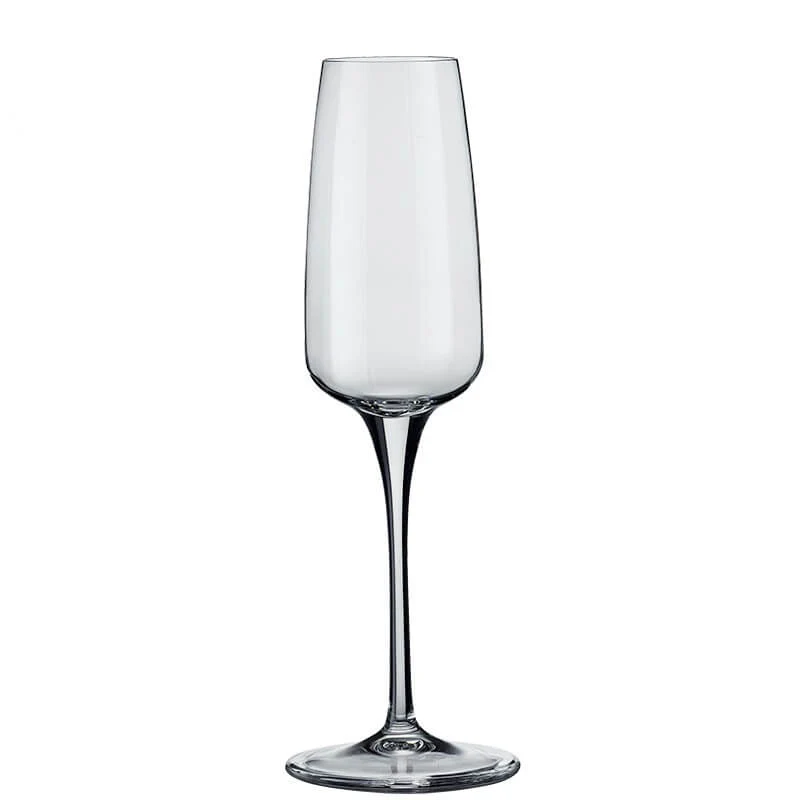 23 cl - Aurum Calice Flute in Vetro - Set 6 Pezzi
