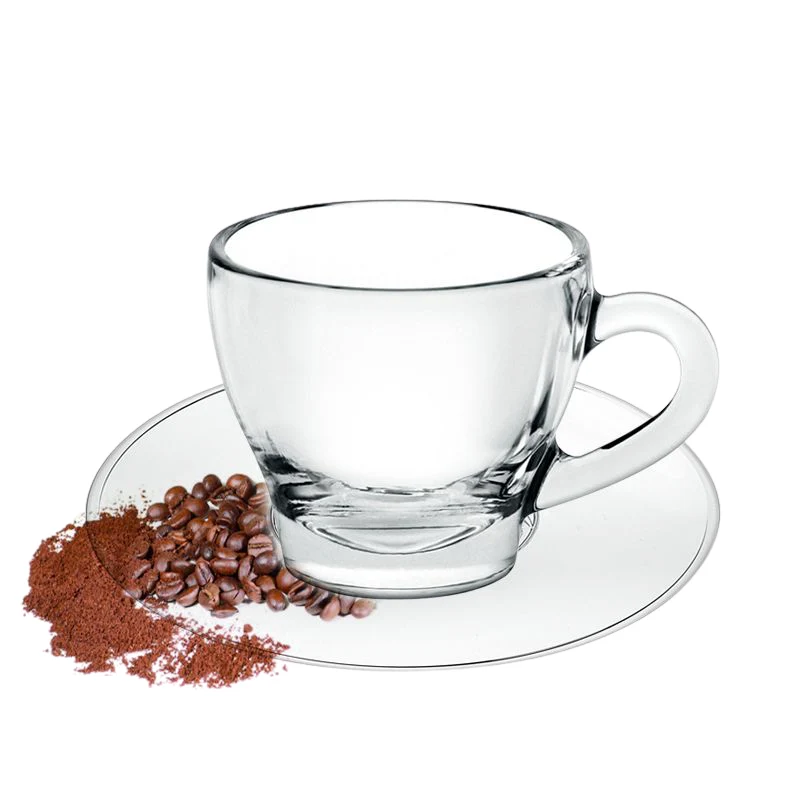 8 cl - Ischia Tazzina Caffé in Vetro - Set 6 Pezzi