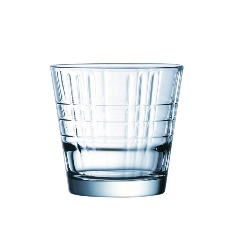 21 cl - Stack Up Bicchiere Whisky in Vetro Temperato - Set 6 Pezzi