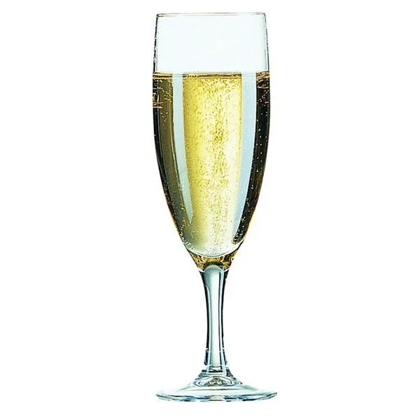 10 cl - Elegance Calice Flute in Vetro - Set 12 Pezzi