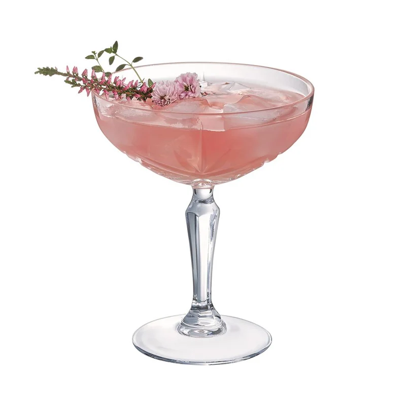 25 cl - Broadway Coppa Champagne in Vetro - Set 6 Pezzi