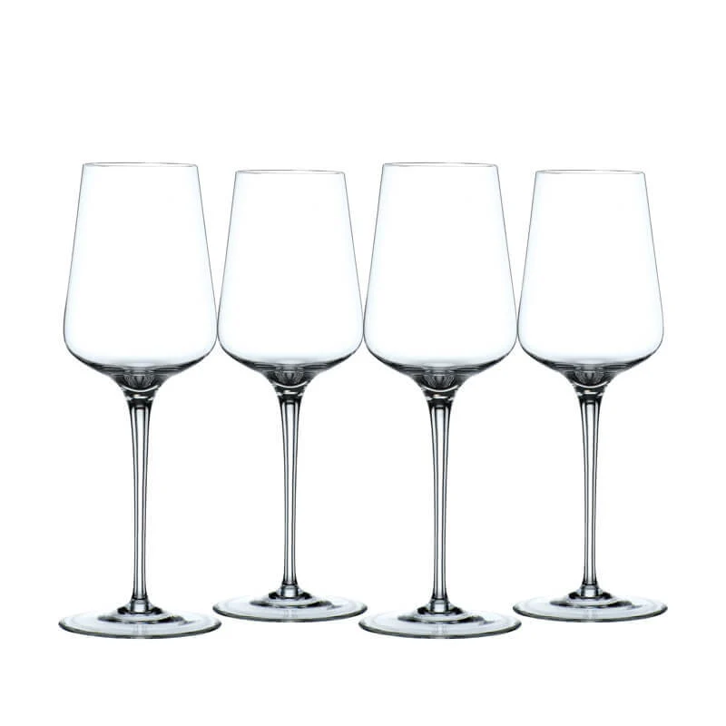 38 cl - ViNova Calice Vino Bianco in Vetro - Set 4 Pezzi