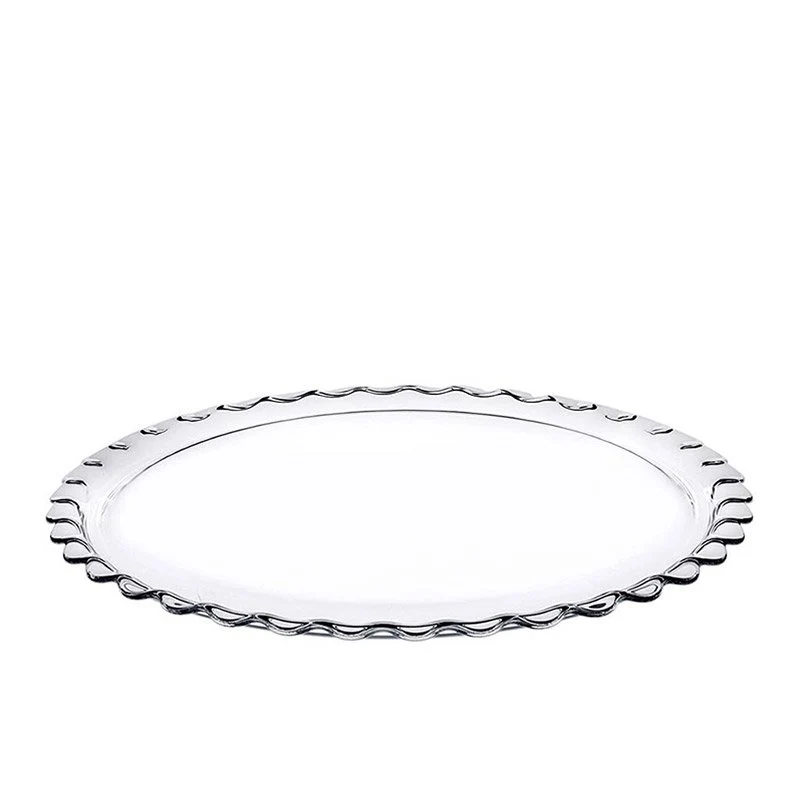 37 cm - Maxi Patisserie Piatto Torta in Vetro