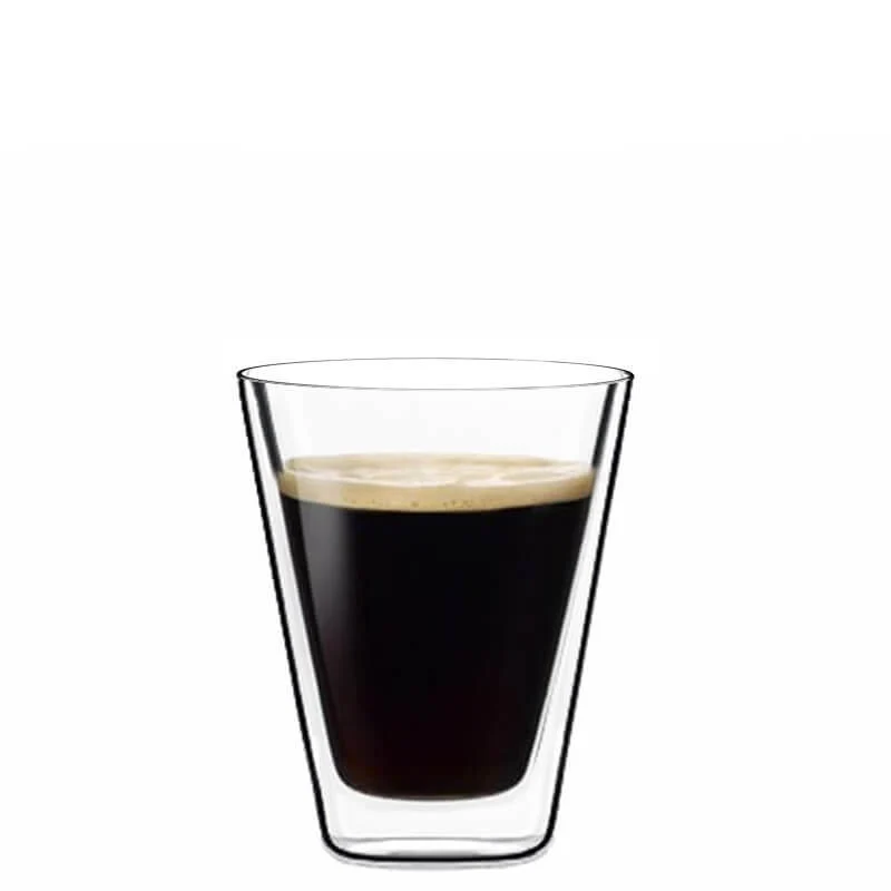 8.5 cl - Thermic Glass Tazzina Caffé Caffeino in Vetro Borosilicato - Set 2 Pezzi